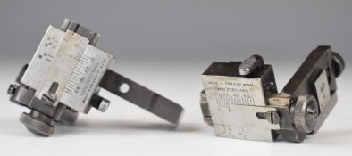 Two sets of A J Parker Twin Zero fully adjustable target rifle sights.