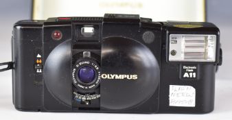 Olympus XA2 35mm compact camera with F-Zuiko 1:3.5 f=35mm lens, in original hard case