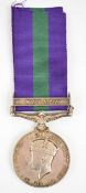 Royal Air Force General Service Medal King George VI with clasp for Malaya, named to 4032138 A.C.1