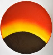 Large Poole pottery limited edition charger 'Eclipse', diameter 41cm