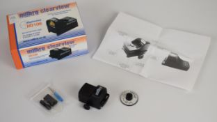 Milbro Clearview illuminated HD106 air rifle red-dot reflex sight, in original box.