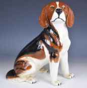 Beswick fireside Beagle model 2300, height 32cm