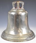 1940 Air Ministry scramble bell of WW2 RAF Battle of Britain interest, dated 1940 below crown and AM