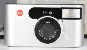 Leica C1 35mm film camera with Vario-Elmar 38-105 lens, in plastic outer case