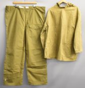 Windproof trousers with external label inscribed Labrador type size two Redman Brothers 1944,