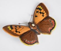 Beswick small copper butterfly wall plaque, model number 1493