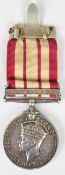 Naval General Service Medal 1915-1962 with Malaya clasp, named to RM 9252 MNE H J Edwards, Royal