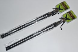 Two Fiery Deer 4solidstick rifle, spotting scope or camera tripods with trigger adjustment, unused