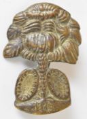 American Independence badge in the form of the Liberty Tree and two oval shields over 1776