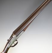 Holland & Holland 12 bore side by side sidelock shotgun with named and border engraved locks,