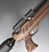 Kral Puncher NP-02 .22 PCP carbine air rifle with textured pistol grip and 10-shot magazine,