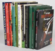 Eleven gun and shooting related books comprising British Cartridge Manufacturers, Loaders &