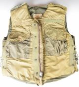 American Cold War flak jacket / body armour by LW Foster Sportswear, dated 1954