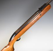 BSA Airsporter .22 under-lever air rifle with semi-pistol grip and adjustable sights, serial