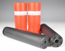 Two Weihrauch HW XL air rifle sound moderators, both in original tubes.