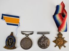 WW1 Royal Marine Artillery Military Medal awarded to 1486 Acting Bombardier E J Goff 1/HY Battery