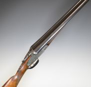 C Hunt 12 bore side by side sidelock ejector live pigeon shotgun with named and engraved locks,