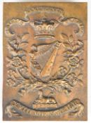 British Army Victorian shoulder belt plate for the 18th Regiment of Foot Royal Irish