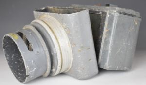 Air Ministry camera, reference number 14A/720, with 5 in f4 lens, together with a type C magazine,