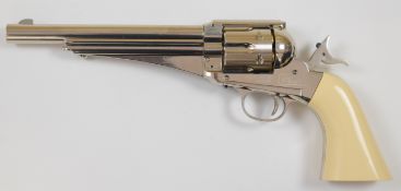 Crosman Sheritan Cowboy SRCB .177 CO2 air pistol/ revolver with faux ivory grips, serial number