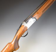 Beretta S686 Special 12 bore over and under ejector shotgun with engraved locks, underside,