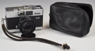 Rollei B35 35mm camera, in original pouch
