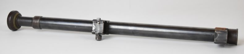 Daniel Fraser & Co of Edinburgh military style rifle scope engraved 'Dan'l Fraser & Co Gun & Rifle