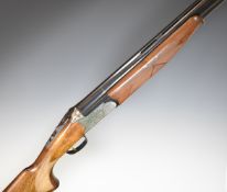 Zabala 16 bore over and under ejector shotgun with engraved locks, underside, trigger guard and