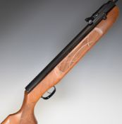 Weihrauch HW99S .177 air rifle with adjustable trigger, textured semi-pistol grip, raised cheek