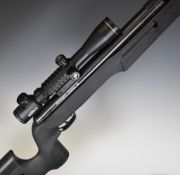 Remington Thunder Ceptor LT .177 air rifle with composite stock, textured semi-pistol grip,