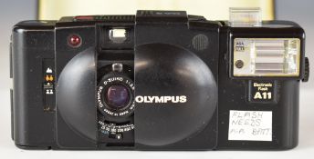 Olympus XA2 35mm compact camera with F-Zuiko 1:3.5 f=35mm lens, in original hard case with