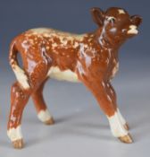 Beswick Dairy Shorthorn calf, height 7.5cm
