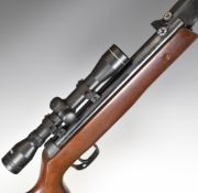 Norica Model 73 .22 air rifle with semi-pistol grip, adjustable sights and 4x32 scope, serial number