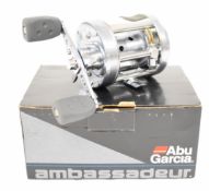 Abu Ambassadeur 60 multiplier / baitcasting fishing reel, boxed with paperwork / accessories new /