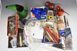 Engineering tools to include taps and dies, machine reamers, Record No 00 vice, vacuum vice and a