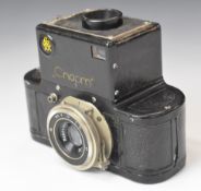 Gomz Cnopm Russian 35mm sport camera, circa 1930's, with 1:3.5 5cm lens
