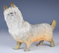 Royal Worcester figure of a dog, probably a Cairn terrier, height 12.5cm
