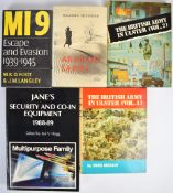 Five military interest books comprising The British Army In Ulster volumes 2 and 3 by David