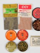 A large collection of percussion caps and cartridge primers including CCI large rifle, Eley-Kynoch