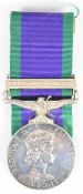 British Army Queen Elizabeth II General Service Medal 1962-2007 with clasp for Northern Ireland