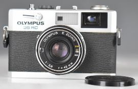 Two Olympus 35 RC 35mm film cameras, with 1:2.8 f=42mm lenses
