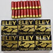 One-hundred-and-seventy 12 bore Eley Olympic Gold shotgun cartridges, most in original boxes. PLEASE