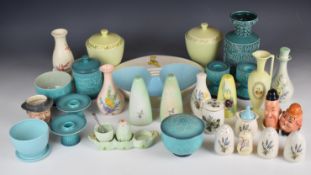 Collection of retro Beswick ware including Cussons Soap advertising ware with swan decoration,