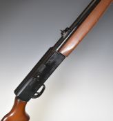 Crosman Model 1 .22 pneumatic air rifle with semi-pistol grip and adjustable sights, serial number