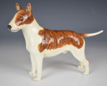 Beswick English bull terrier figure Romany Rhinestone, height 14cm