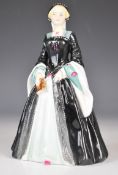 Royal Doulton figurine Janice HN2165 in black colourway, height 19cm