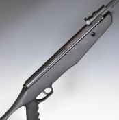 Crosman Inferno .22 air rifle with composite skeleton stock and adjustable sights, serial number