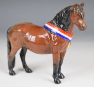 Beswick limited edition of 1500 Dartmoor pony 'Another Bunch', height 15cm