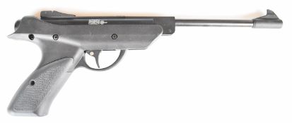 SMK Snowpeak SP500 .177 target air pistol with textured composite grips, serial number