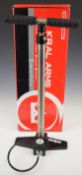 Kral Arms PCP air rifle or pistol pump, in original box with accessories and instructions.